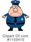 Police Man Clipart #1103410 by Cory Thoman