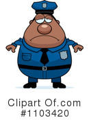 Police Man Clipart #1103420 by Cory Thoman