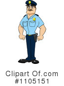 Police Man Clipart #1105151 by Cartoon Solutions