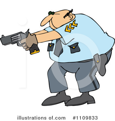 Royalty-Free (RF) Police Man Clipart Illustration by djart - Stock Sample #1109833