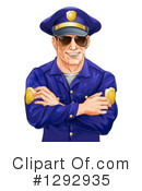 Police Man Clipart #1292935 by AtStockIllustration