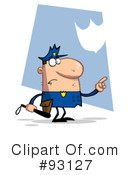 Police Man Clipart #93127 by Hit Toon