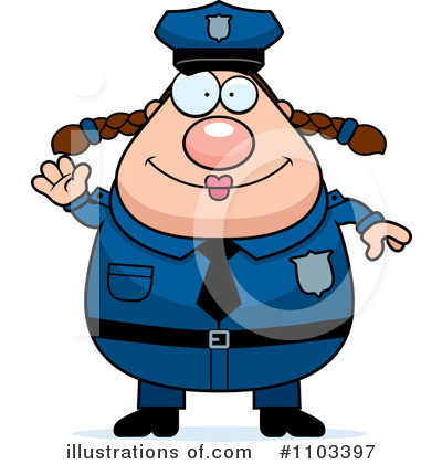 Police Clipart #1103397 by Cory Thoman