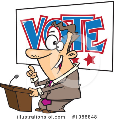 Politician Clipart #1088848 by toonaday