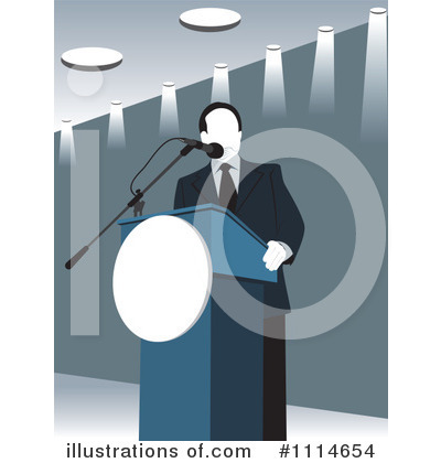 Politician Clipart #1114654 by David Rey
