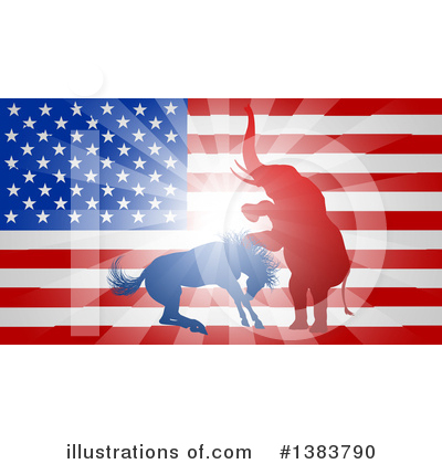 Republican Clipart #1383790 by AtStockIllustration