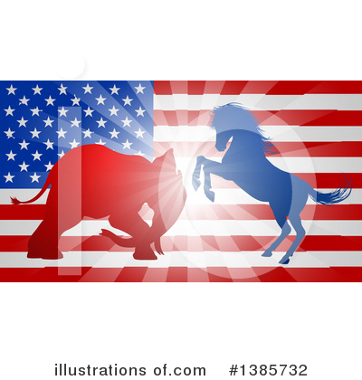 Republican Clipart #1385732 by AtStockIllustration