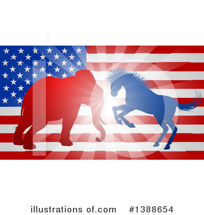 Republican Clipart #1388654 by AtStockIllustration