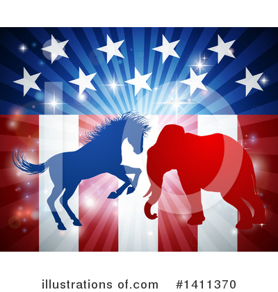 Republican Clipart #1411370 by AtStockIllustration