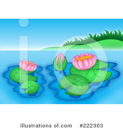 Royalty-Free (RF) Pond Clipart Illustration by visekart - Stock Sample #222303