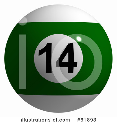 Royalty-Free (RF) Pool Ball Clipart Illustration by ShazamImages - Stock Sample #61893