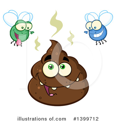 Royalty-Free (RF) Poop Character Clipart Illustration by Hit Toon - Stock Sample #1399712