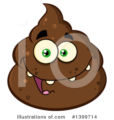 Royalty-Free (RF) Poop Character Clipart Illustration by Hit Toon - Stock Sample #1399714