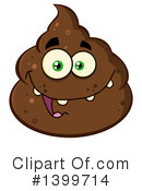 Poop Character Clipart #1399714 by Hit Toon