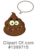 Poop Character Clipart #1399715 by Hit Toon