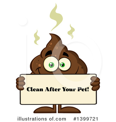 Royalty-Free (RF) Poop Character Clipart Illustration by Hit Toon - Stock Sample #1399721