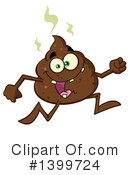 Poop Character Clipart #1399724 by Hit Toon