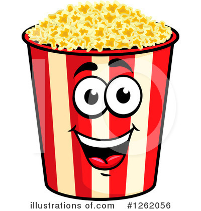 Royalty-Free (RF) Popcorn Clipart Illustration by Vector Tradition SM - Stock Sample #1262056