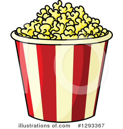 Royalty-Free (RF) Popcorn Clipart Illustration by Vector Tradition SM - Stock Sample #1293367