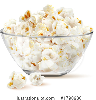 Royalty-Free (RF) Popcorn Clipart Illustration by Vector Tradition SM - Stock Sample #1790930
