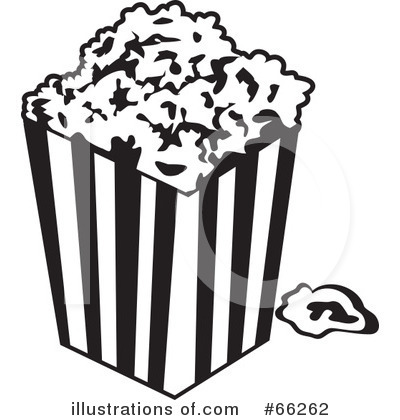 Royalty-Free (RF) Popcorn Clipart Illustration by Prawny - Stock Sample #66262