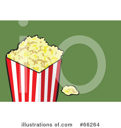 Royalty-Free (RF) Popcorn Clipart Illustration by Prawny - Stock Sample #66264