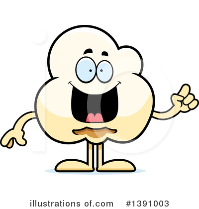Royalty-Free (RF) Popcorn Mascot Clipart Illustration by Cory Thoman - Stock Sample #1391003