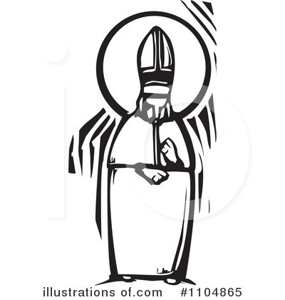 Royalty-Free (RF) Pope Clipart Illustration by xunantunich - Stock Sample #1104865
