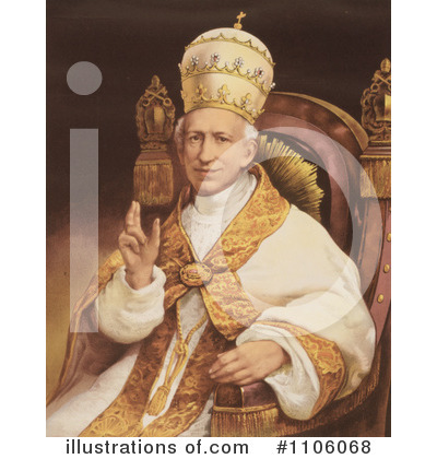 Royalty-Free (RF) Pope Clipart Illustration by JVPD - Stock Sample #1106068