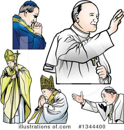 Royalty-Free (RF) Pope Clipart Illustration by dero - Stock Sample #1344400