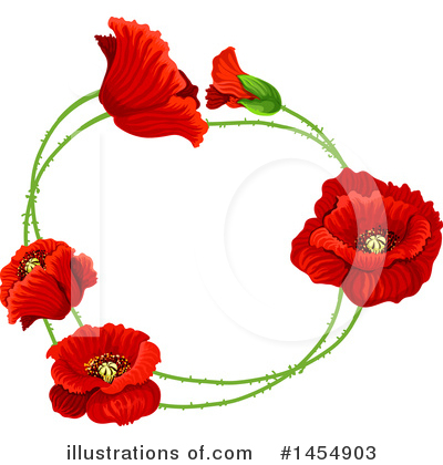 Poppies Clipart #1454903 by Vector Tradition SM