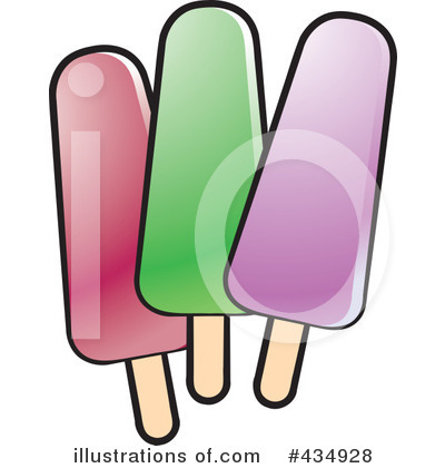 Royalty-Free (RF) Popsicle Clipart Illustration by Lal Perera - Stock Sample #434928