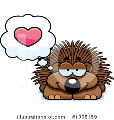 Royalty-Free (RF) Porcupine Clipart Illustration by Cory Thoman - Stock Sample #1098159