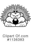 Porcupine Clipart #1136383 by Cory Thoman