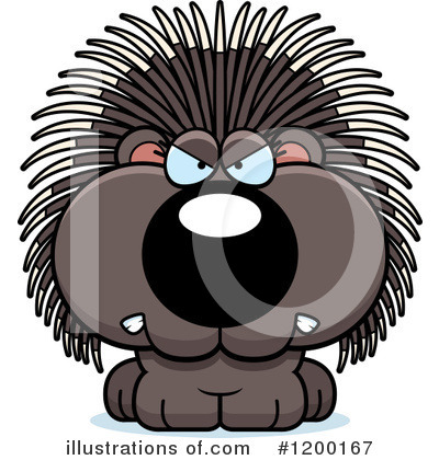 Royalty-Free (RF) Porcupine Clipart Illustration by Cory Thoman - Stock Sample #1200167
