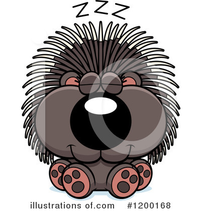 Royalty-Free (RF) Porcupine Clipart Illustration by Cory Thoman - Stock Sample #1200168