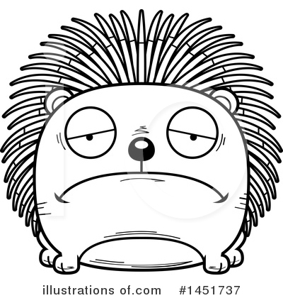 Royalty-Free (RF) Porcupine Clipart Illustration by Cory Thoman - Stock Sample #1451737