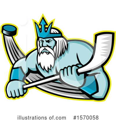 Royalty-Free (RF) Poseidon Clipart Illustration by patrimonio - Stock Sample #1570058