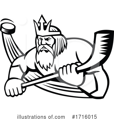 Royalty-Free (RF) Poseidon Clipart Illustration by patrimonio - Stock Sample #1716015