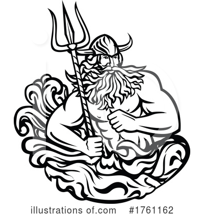 Royalty-Free (RF) Poseidon Clipart Illustration by patrimonio - Stock Sample #1761162