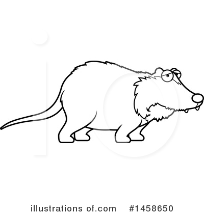 Royalty-Free (RF) Possum Clipart Illustration by Cory Thoman - Stock Sample #1458650
