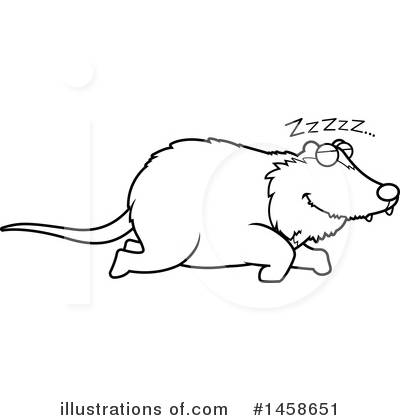 Royalty-Free (RF) Possum Clipart Illustration by Cory Thoman - Stock Sample #1458651
