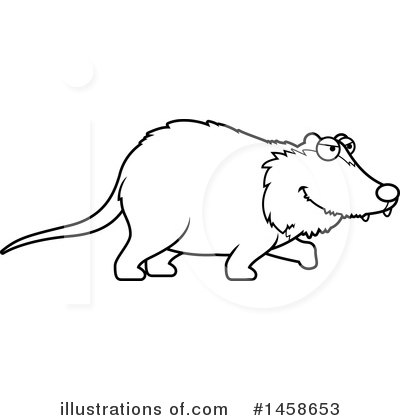Royalty-Free (RF) Possum Clipart Illustration by Cory Thoman - Stock Sample #1458653