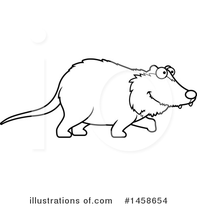 Royalty-Free (RF) Possum Clipart Illustration by Cory Thoman - Stock Sample #1458654