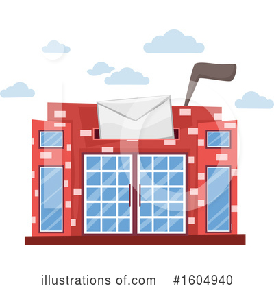 Royalty-Free (RF) Post Office Clipart Illustration by BNP Design Studio - Stock Sample #1604940