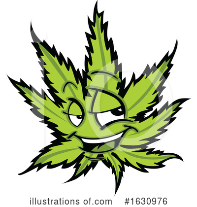 Royalty-Free (RF) Pot Leaf Clipart Illustration by Chromaco - Stock Sample #1630976