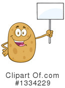 Potato Character Clipart #1334229 by Hit Toon