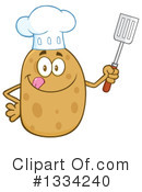 Potato Character Clipart #1334240 by Hit Toon