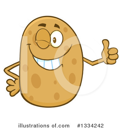 Potato Clipart #1334242 by Hit Toon