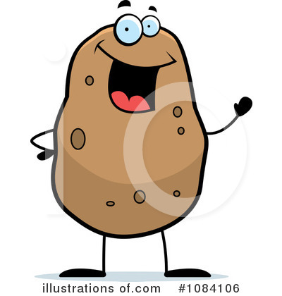 Royalty-Free (RF) Potato Clipart Illustration by Cory Thoman - Stock Sample #1084106